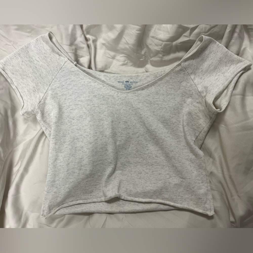 Off the shoulder brandy tee